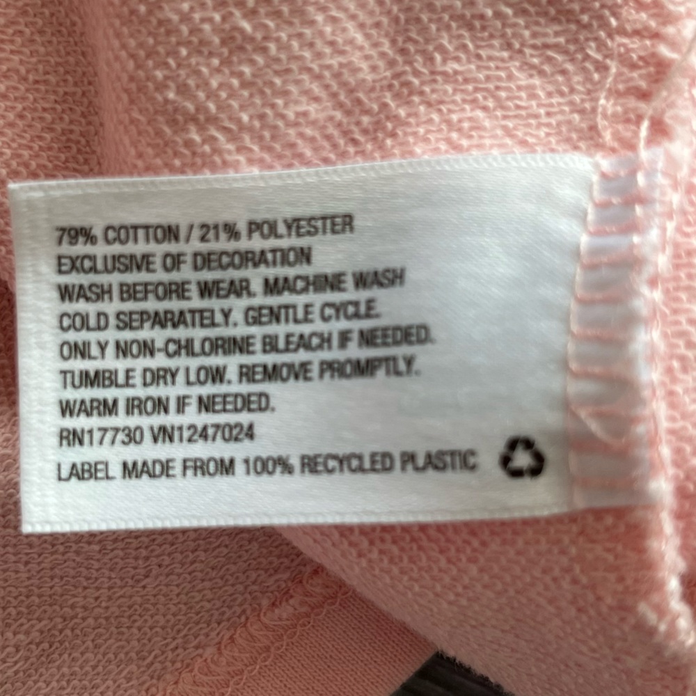 Vineyard Vines girls quarter zip pink whale pullover sweatshirt - Picture 7 of 8